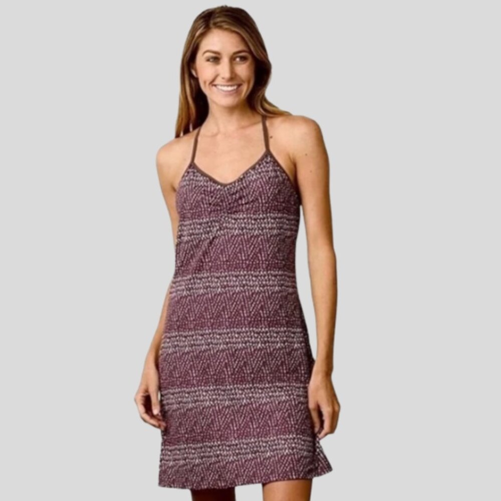 PrAna Elixir T-Back Dress Purple | Small